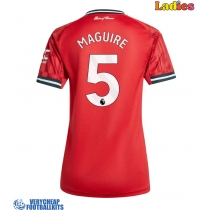 Manchester United Harry Maguire #5 Replica Home Shirt Ladies 2025-26 Short Sleeve